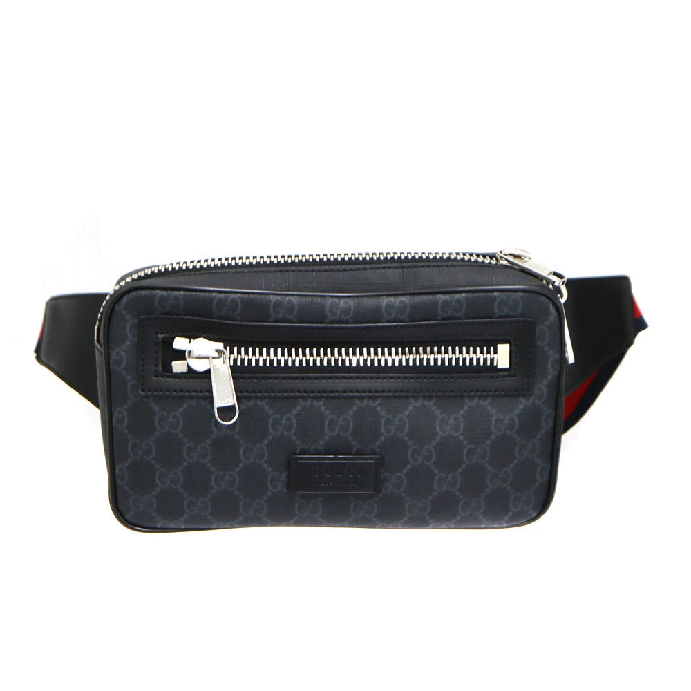 Gucci GG Supreme Belt Bag Leather Black